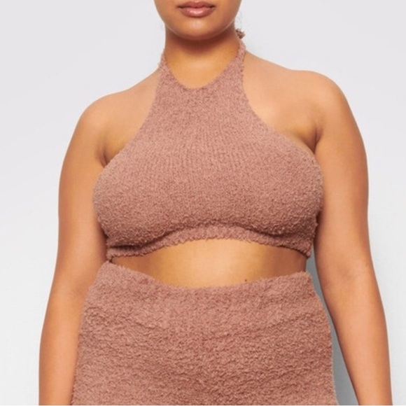 SKIMS Other - SKIMS Cozy Halter Bra Top
